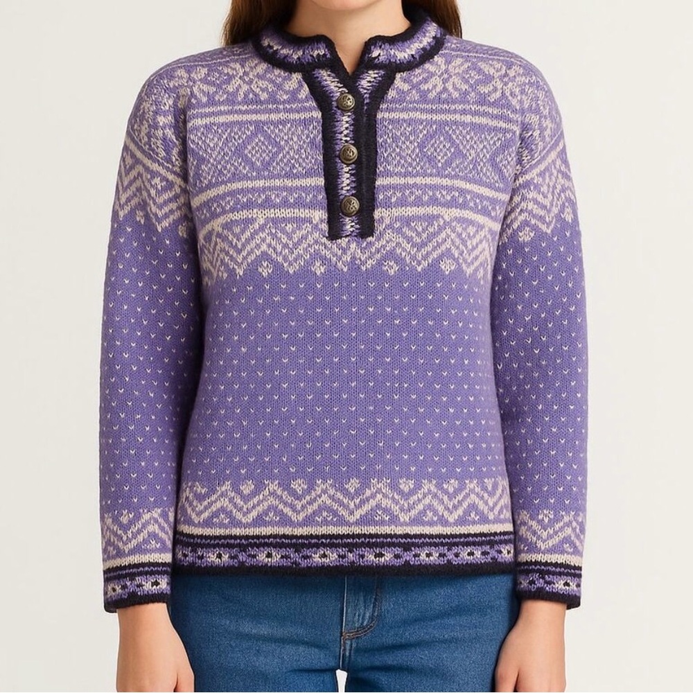 Vintage L.L. Bean Women's Fair Isle Sweater